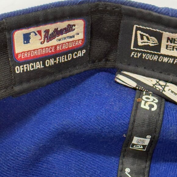 New York Mets New Era 59Fifty‎ On Field Cool Base Fitted 8 Hat Cap Blue Soto - Picture 8 of 11